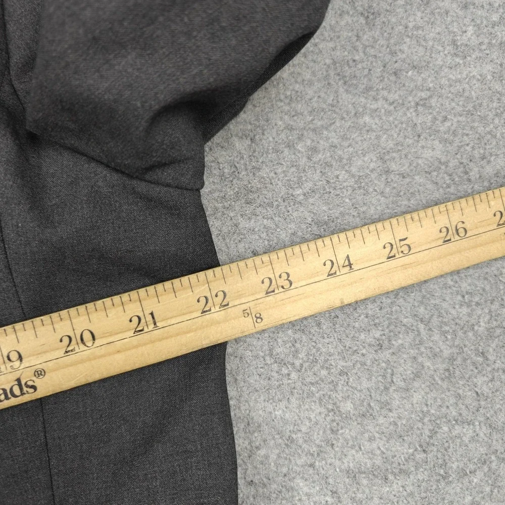 Lauren Ralph Lauren Blazer Mens 42R Gray Wool Slim Fit‎ Stretch Suit Jacket